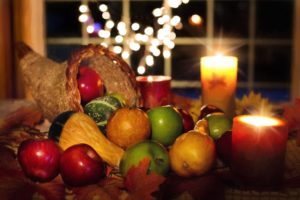Image of Thanksgiving cornucopia