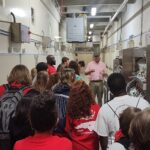 youth on hatchery tour