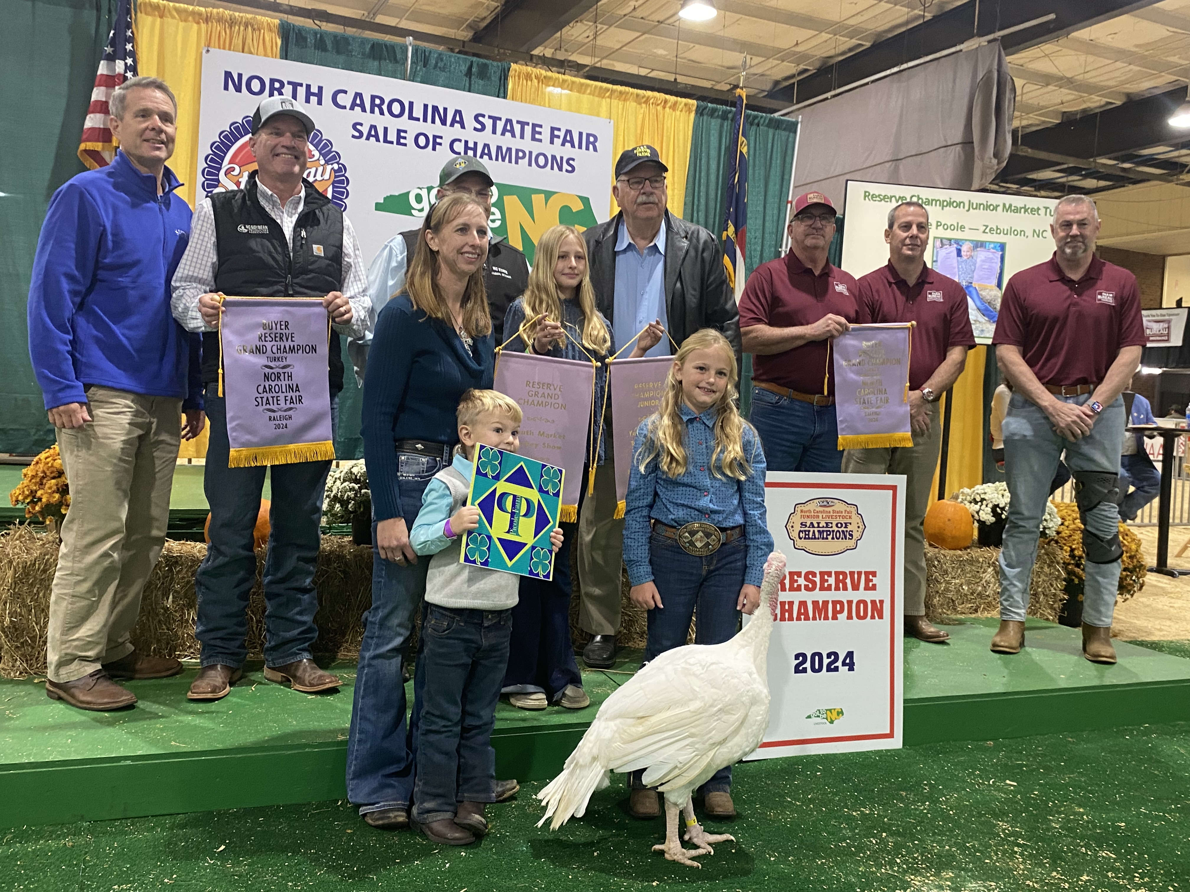 Reserve Champion Turkey Sale of Champion at 2024 NC State Fair